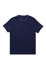 Camiseta Aramis Listra na Gola Azul Tam. P