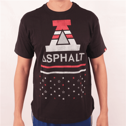 Camiseta Asphalt Roman Anthem Preto M