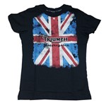 Camiseta Triumph Inglaterra Tam. M Preta
