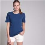 Camiseta Básica Bolso Azul - P