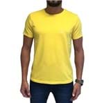 Camiseta Básica Logo Amarela