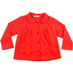 Camiseta Bebê Tyrol com Bolsos Vermelho P