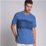 Camiseta Bolso Mar Azul Médio - GG