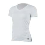 Camiseta Branca Feminina Manga Curta Uv Sports Branco P