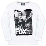 Camiseta Branca Infantil Menino com Estampa Forever Johnny Fox Estampa4