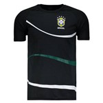 Camiseta Brasil CBF Big Waves Preta - Spr