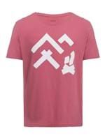 Camiseta Cabana de Algodão Rosa Tamanho M