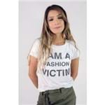 Camiseta Camis I Am a Fashion Victim CaFarah M
