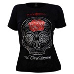 Camiseta Carol Saraiva Preta - Black Skull