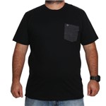 Camiseta Central Surf Tamanho Especial - Preta - 1G