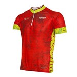 Camiseta Ciclista Woom Essence Alpes Tamanho M Vermelha