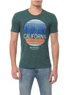 Camiseta CKJ MC Estampa California Verde Escuro CAMISETA CKJ MC ESTAMPA CALIFORNIA - VERDE ESCURO - P