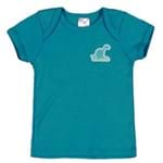 Camiseta Cobalto - Bebê Menino -Ribanas Camiseta Verde - Bebê Menino - Ribanas - Ref:110624-186-Rn