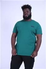 Camiseta com Estampa Plus Size Verde M