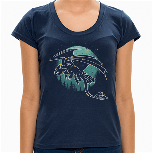 Camiseta Constelacao - Feminina P
