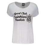 Camiseta Corinthians Anne Feminina Branca - Spr - Spr