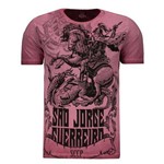 Camiseta Corinthians São Jorge Guerreiro Bordeaux - Spr - Spr