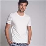 Camiseta Costas Floral Aquarela Off White - P