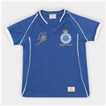 Camiseta Cruzeiro Juvenil Retrô Mania 2003 Alex Triplice Coroa