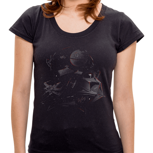 Camiseta Darth Vader Conceitual - Feminina - P