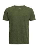 Camiseta de Algodão Verde Tamanho P
