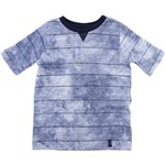 Camiseta Green Nuvem Boy Azul / Listras 12 a 18 Meses