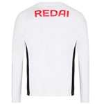 Camiseta de Pesca Redai Masculina Alta Performance Team Cor Branco