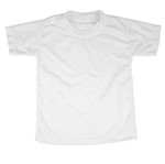 Camiseta de Poliéster para Sublimação - Baby Unidade Tam.1