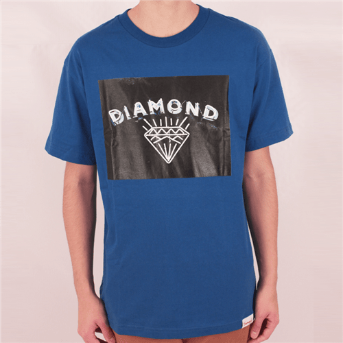 Camiseta Diamond Jewlers Tee Azul G