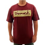 Camiseta Diamond Radiant Box Burgundy (GG)