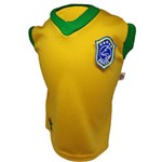 Camiseta do Brasil para Cachorros GG - Copa 2018