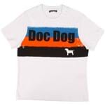 Camiseta Doc Dog Bandeira Branco 18 Anos