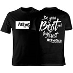 Camiseta Dry Be Your Best (preta) - Atlhetica Nutrition