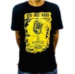 Camiseta Eis-me Aqui - Microfone P