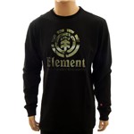 Camiseta Element Fragment Manga Longa Black (GG)
