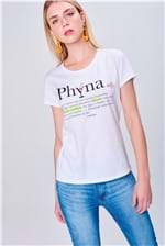Camiseta Estampa Phyna Feminina