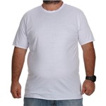 Camiseta Estampada Central Surf Tamanho Especial - Branca - 1G