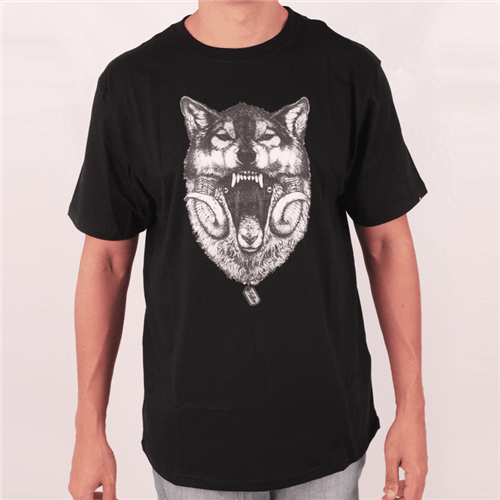 Camiseta Fallen Básica Wolf 321 Preto P