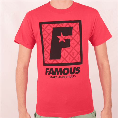 Camiseta Famous Flat Saints Vermelho P