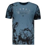 Camiseta Fatal Especial Azul Mescla - Fatal