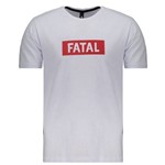 Camiseta Fatal Estampada Branca e Vermelha - Fatal - Fatal