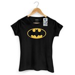 Camiseta Feminina Batman Logo Clássico Feminina Feminina