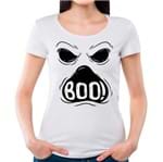 Camiseta Feminina Ghost Boo P-BRANCO