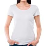 Camiseta Feminina Lisa Branca - M