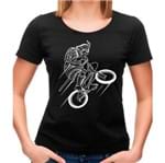 Camiseta Feminina Samurai Rider P - PRETO