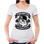 Camiseta Feminina Trooper Gangsta P - BRANCO