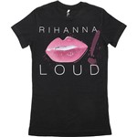 Camiseta Feminino Rihanna - Loud Lips