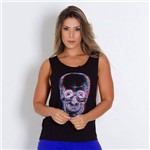 Camiseta Fitness Cava Larga Skull CT018/23
