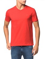 Camiseta Flame Slim Calvin Klein - Vermelho - M