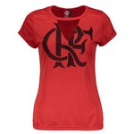 Camiseta Flamengo Chocker Feminina - Braziline